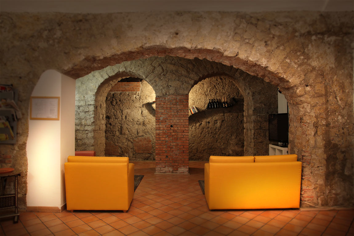 Caravaggio Hotel Napoli Bagian luar foto